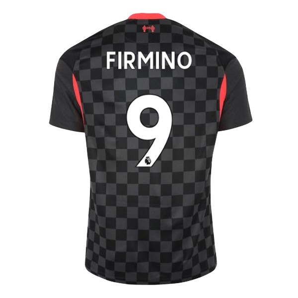 Trikot Liverpool NO.9 Firmino Ausweich 2020-21 Schwarz Fussballtrikots Günstig